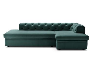 i 4 mariani tudor|TUDOR Corner tufted leather sofa By i 4 Mariani .